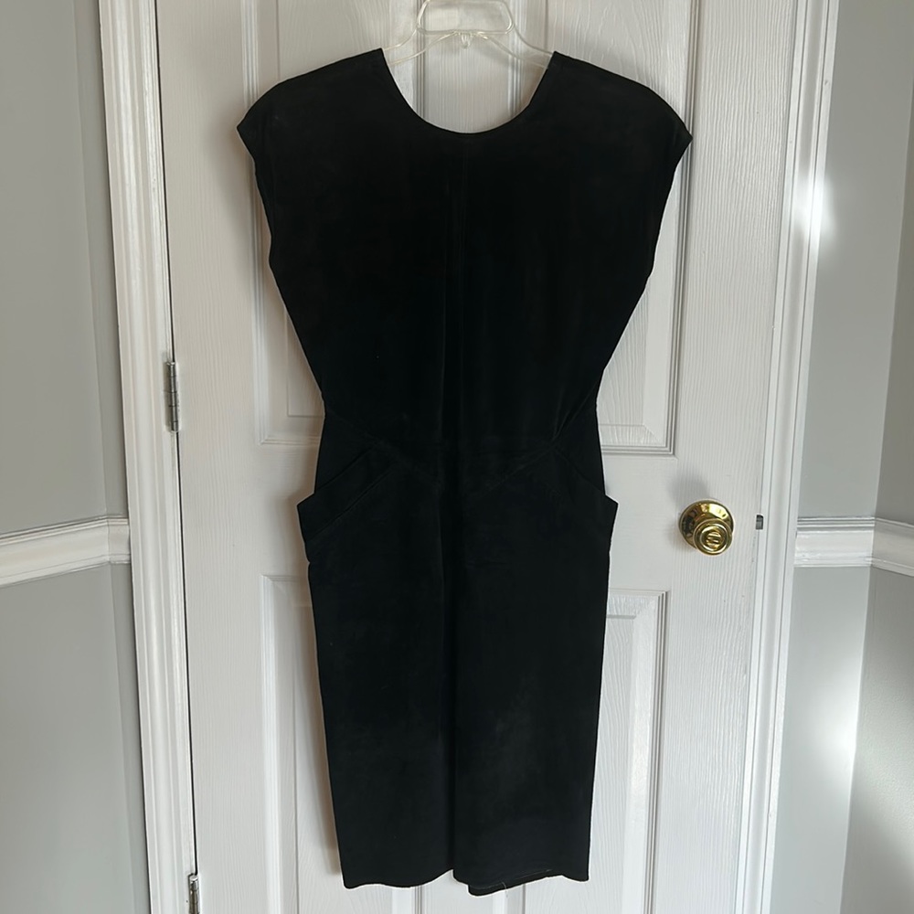 Vintage Morgan Taylor Leather Dress